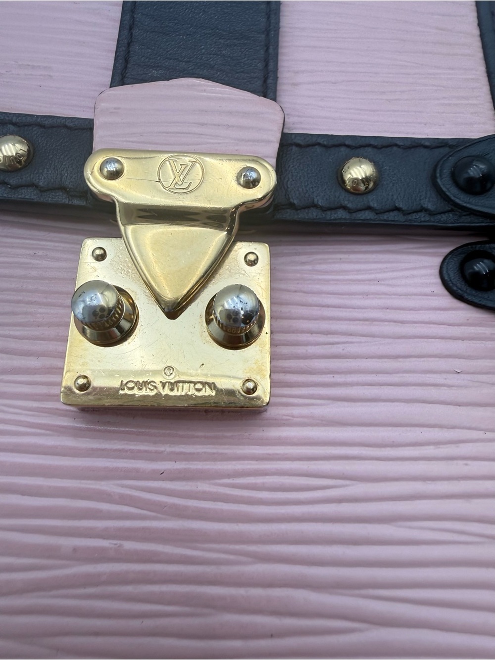 Louis Vuitton Rose Ballerine Epi Vertical Trunk Crossbody Bag - Picture 3 of 16